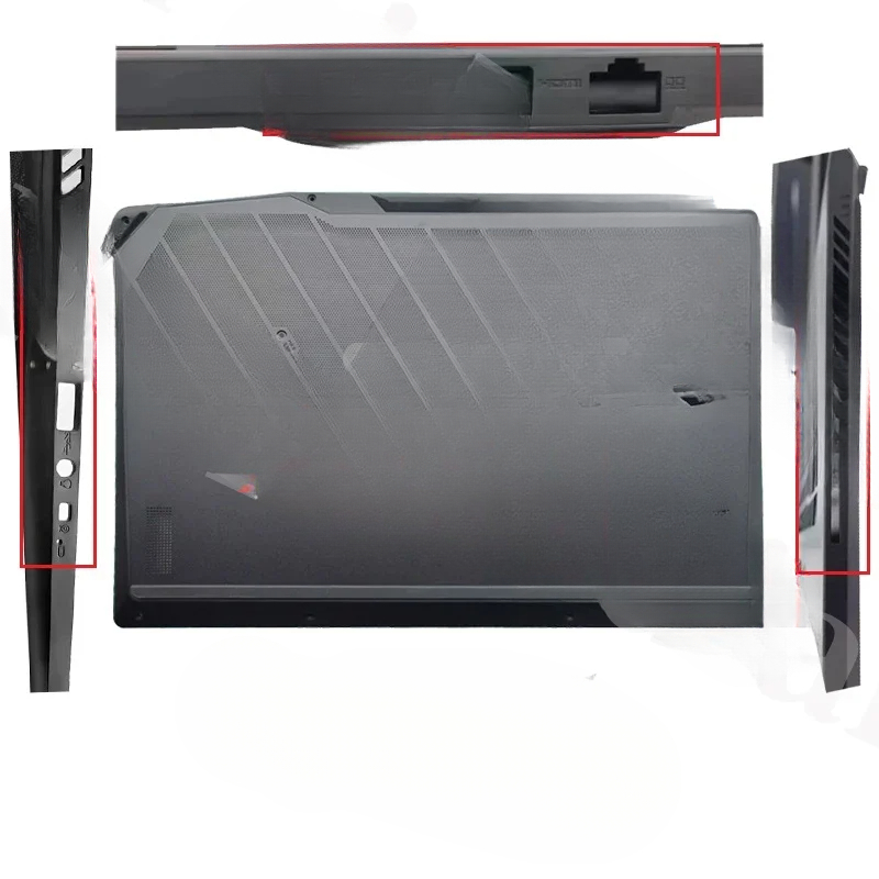 Laptop Accessories Msi - Nieuwe Notebook LCD Achterklep, Voorframe, Scharnieren,