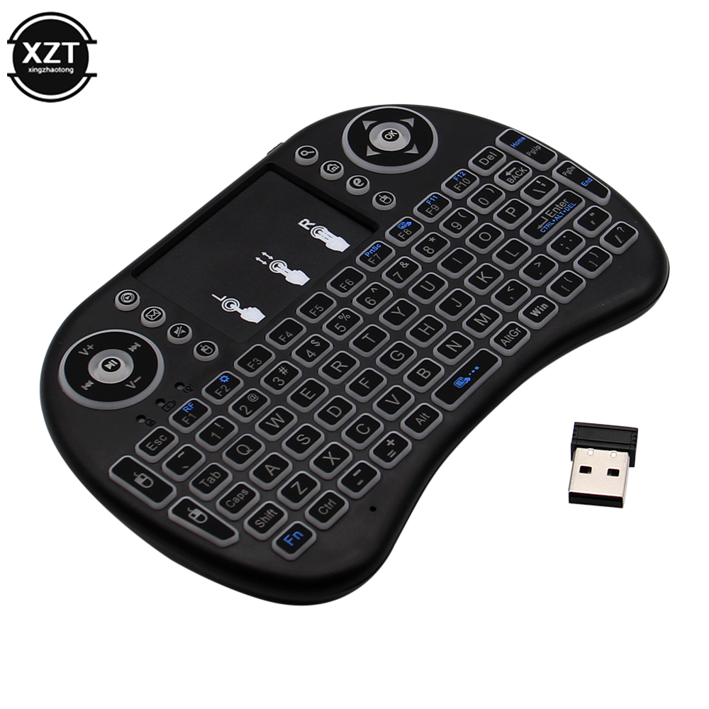 Mini Wireless Mouse - Achtergrondverlichting Engels Russisch Frans Spaans Portugees