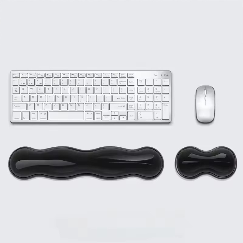 Laptop Accessories For Wrist Support - Transparante muismat en polssteun Antislip transparante