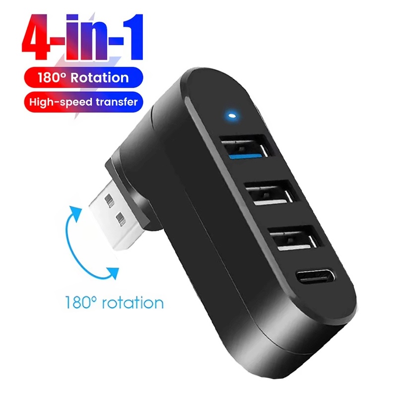 Laptop Accessories Hub - 4-poorts Multi USB 2.0 HUB Mini