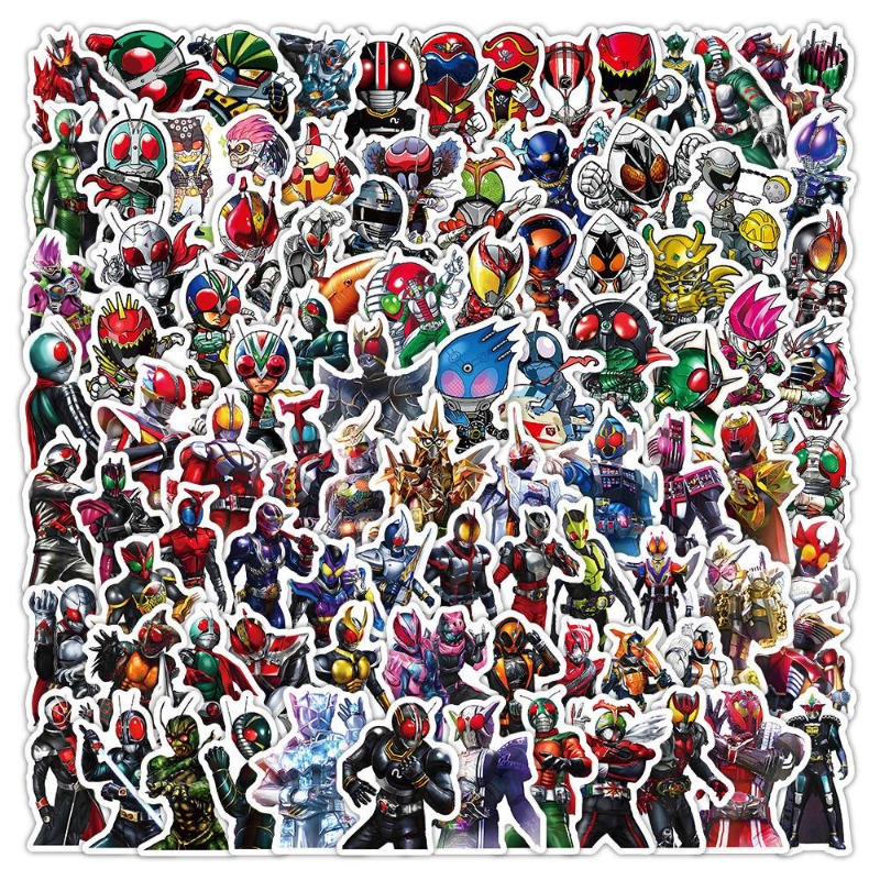 Laptop Accessories Stickers - 103 stuks Kamen Rider Ins esthetische
