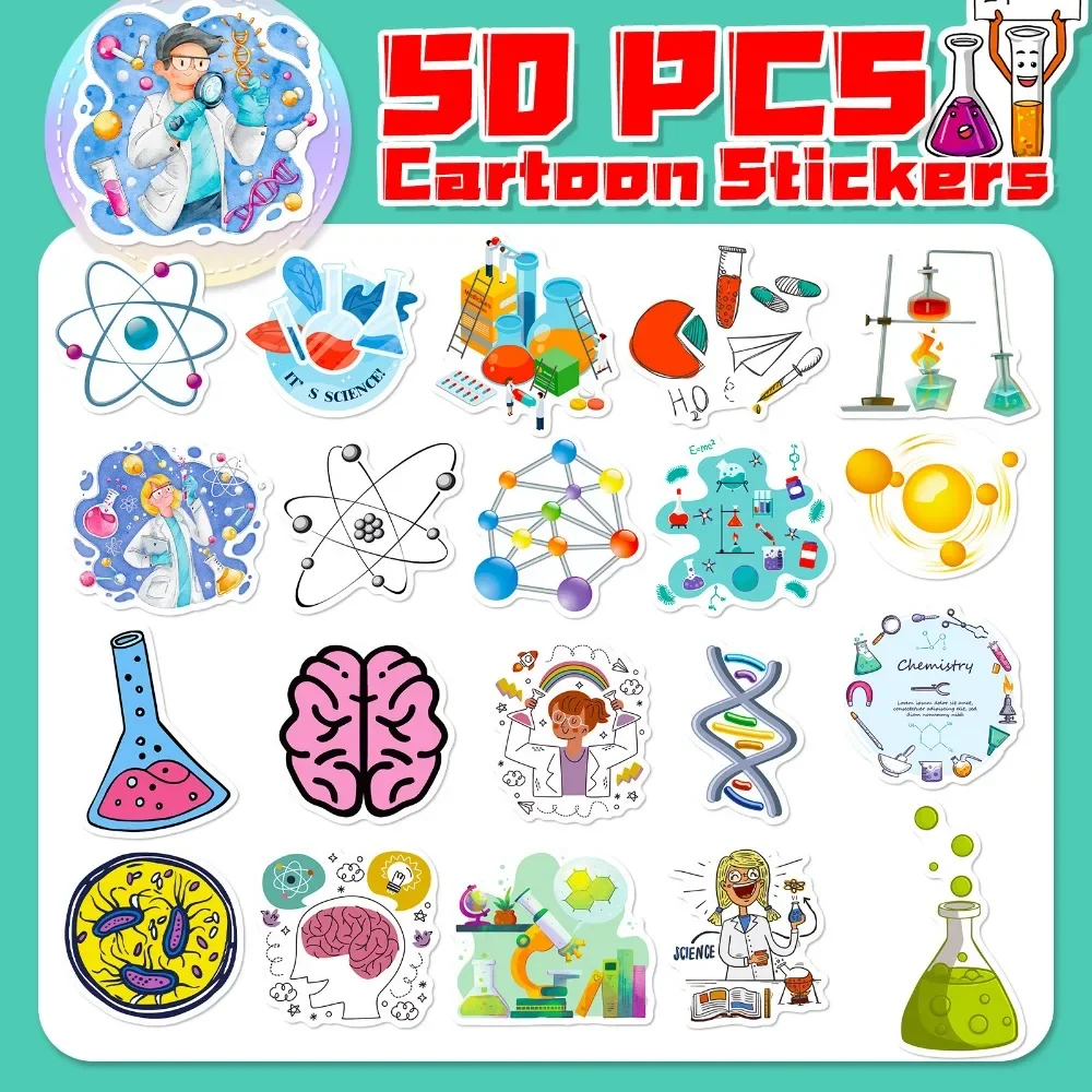 50 Stuks Cartoon Science Lab S - Laptop Accessories Kids recensie en prijs
