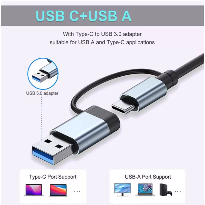 5/7/8-poorts USB A C Hub Conce - Laptop Accessories Hub recensie en prijs