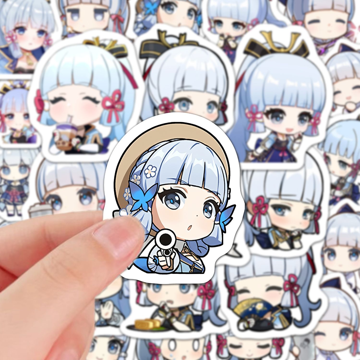 Kamisato Ayaka 60 stuks Genshi - Laptop Accessories Stickers recensie en prijs