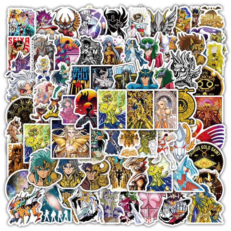 101 stuks Saint Seiya Anime St - Laptop Accessories Stickers recensie en prijs