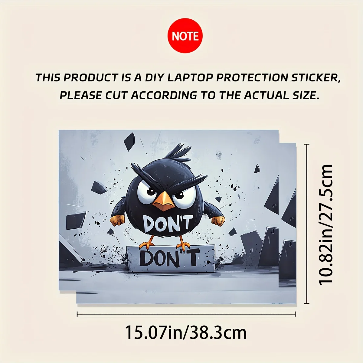 2-pack laptopsticker met patro - Laptop Accessories Msi recensie en prijs