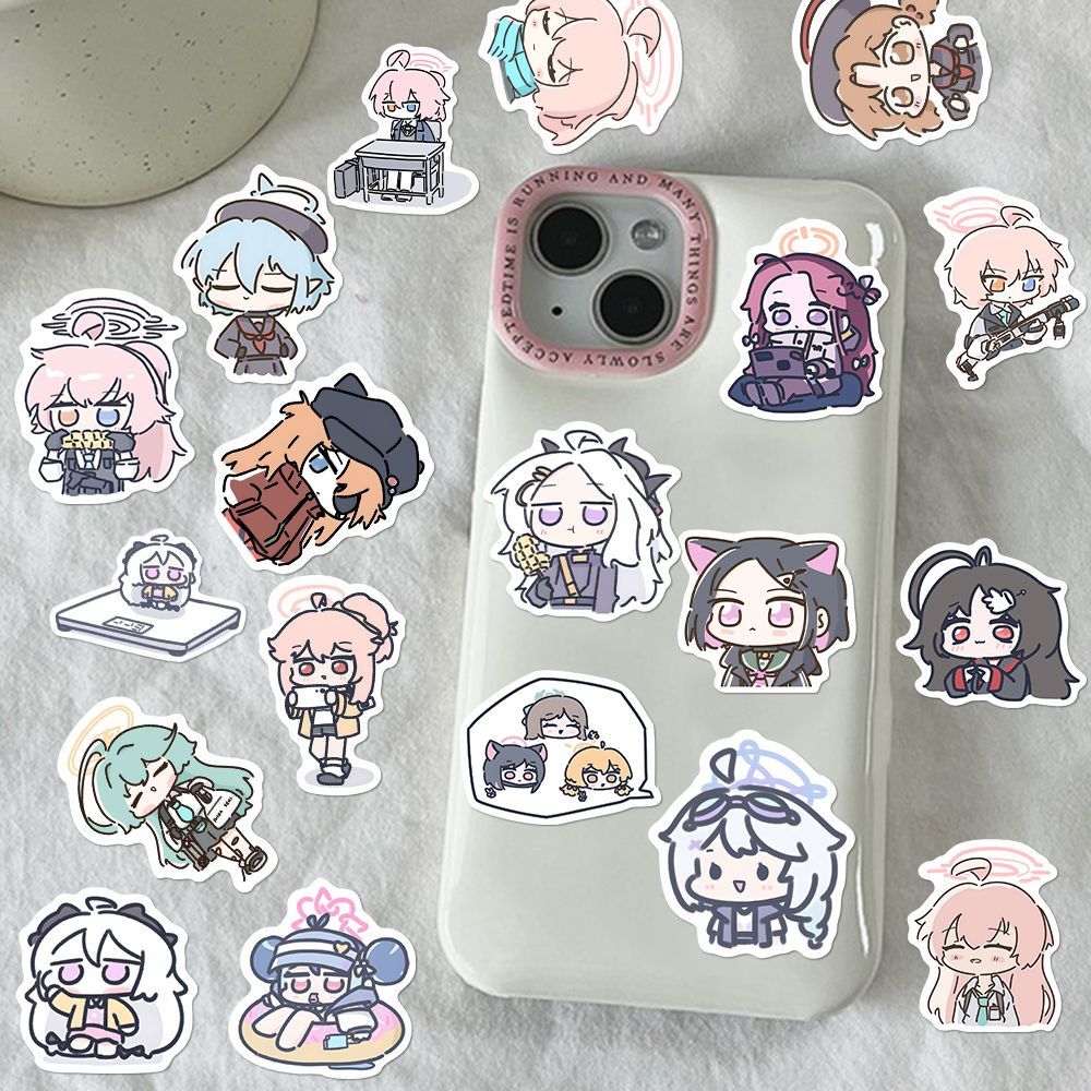 80 STKS Anime Blauw Archief So - Laptop Accessories Stickers recensie en prijs