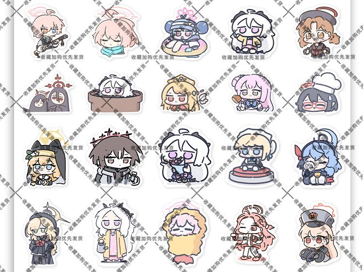 80 STKS Anime Blauw Archief So - Laptop Accessories Stickers recensie en prijs