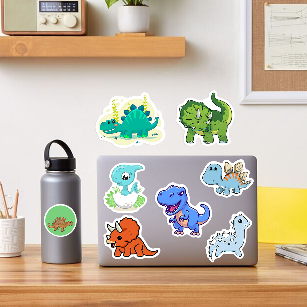 Leuke mooie dinosaurusstickers - Laptop Accessories Kids recensie en prijs