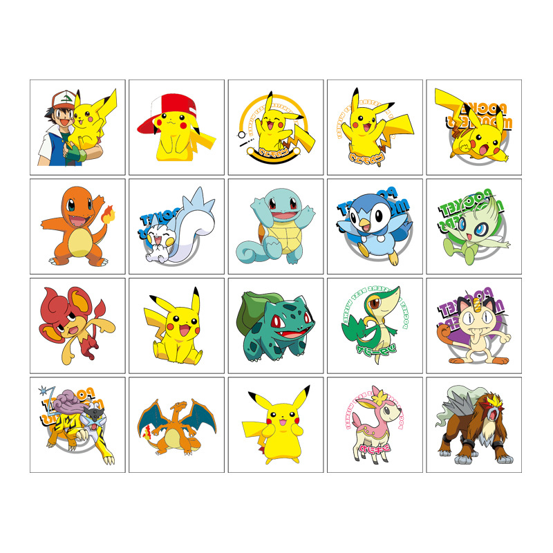 5*5 cm 20 stks Pokemon Pikachu - Laptop Accessories All recensie en prijs