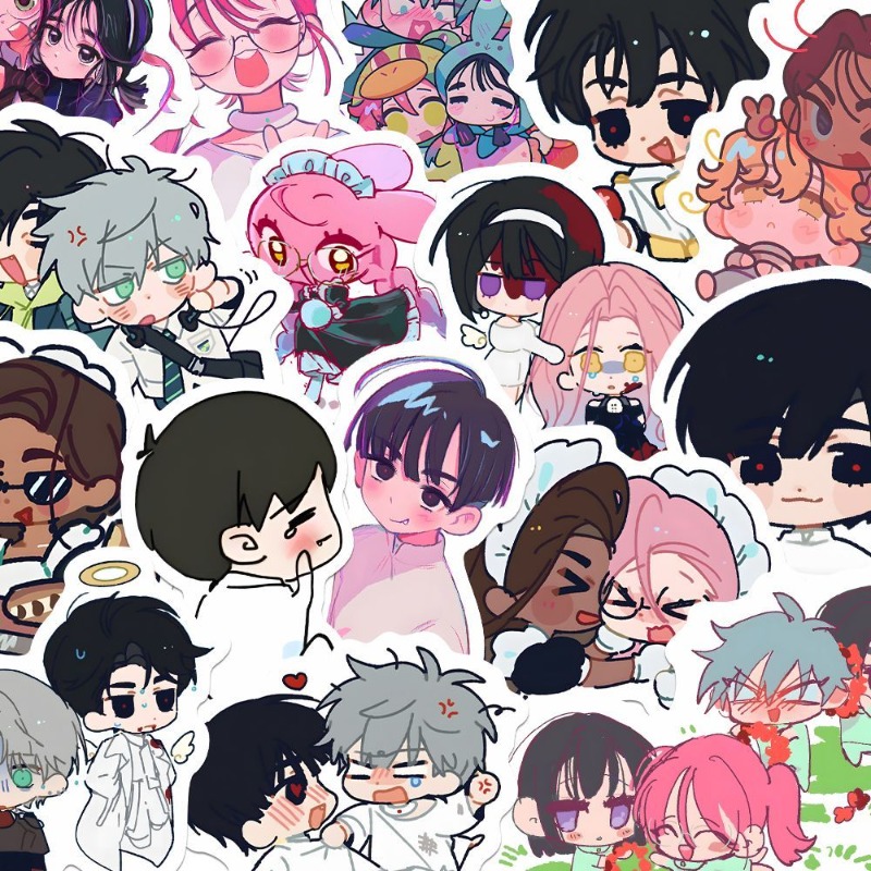 80 stks/set Cartoon Anime Alie - Laptop Accessories Kids recensie en prijs