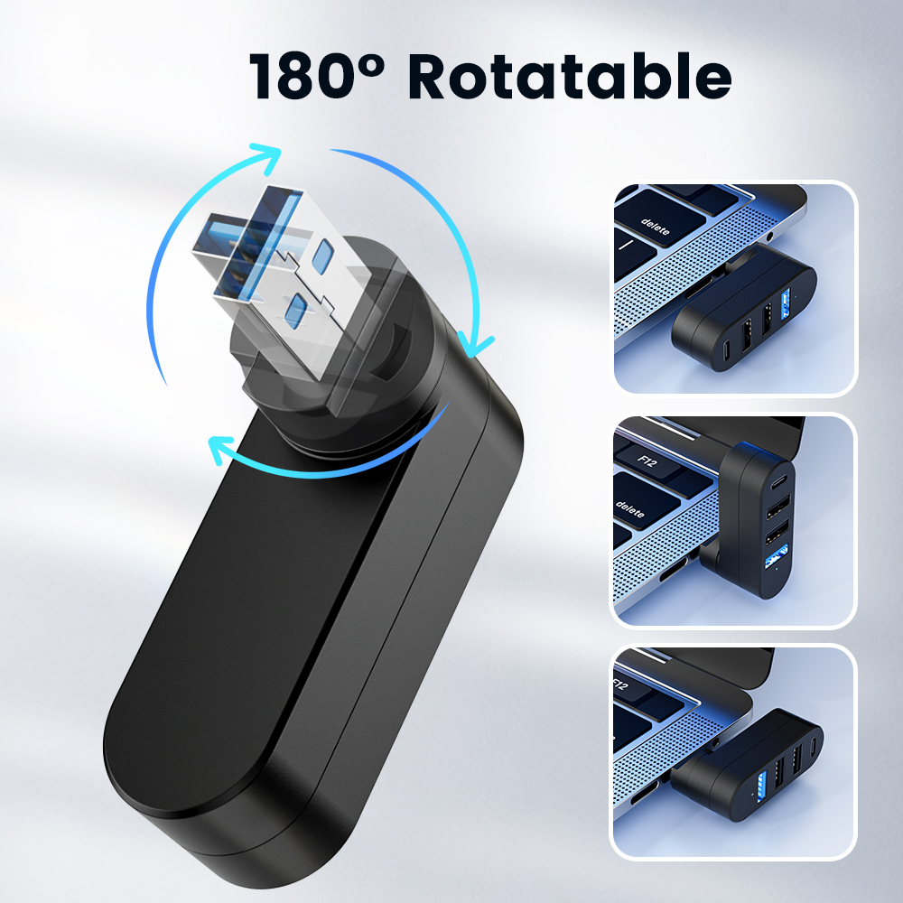 4-poorts Multi USB 2.0 HUB Min - Laptop Accessories Hub recensie en prijs