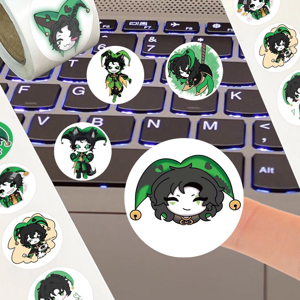 500 st/rol Anime The Freak Cir - Laptop Accessories Stickers recensie en prijs