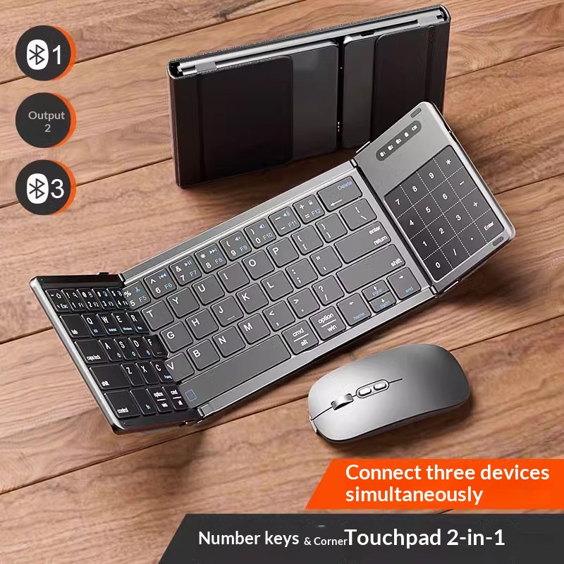 Mengzu Tri Fold draadloos Blue - Mini Wireless Mouse recensie en prijs