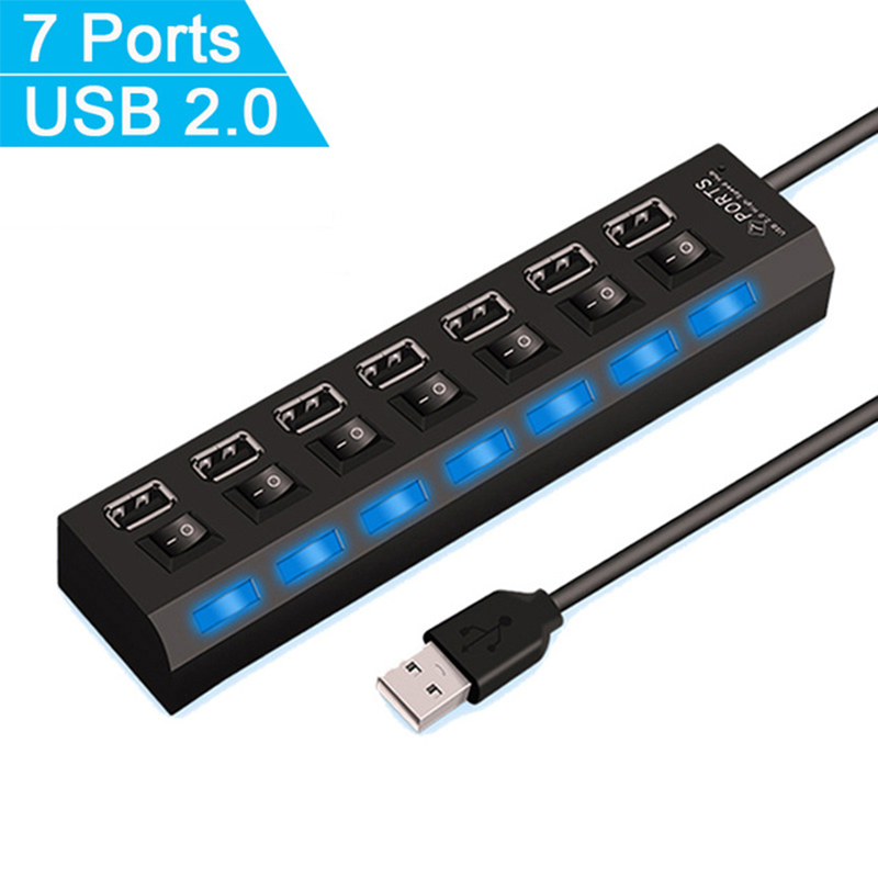7-poorts USB 2.0 hubsplitter v - Laptop Accessories All recensie en prijs