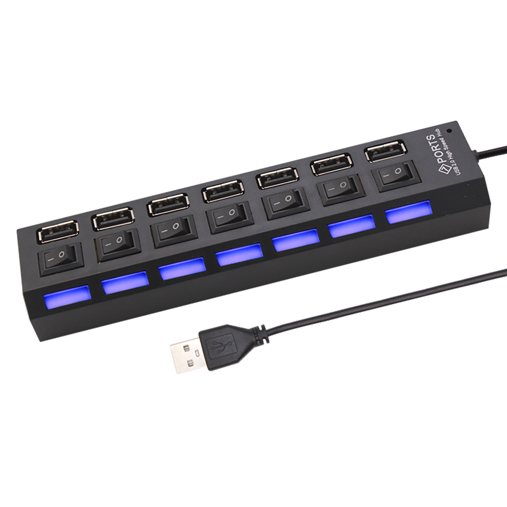 7-poorts USB 2.0 hubsplitter v - Laptop Accessories All recensie en prijs