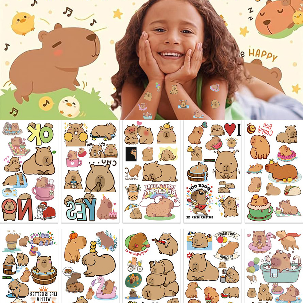 10 stuks schattige capibara ta - Laptop Accessories Kids recensie en prijs