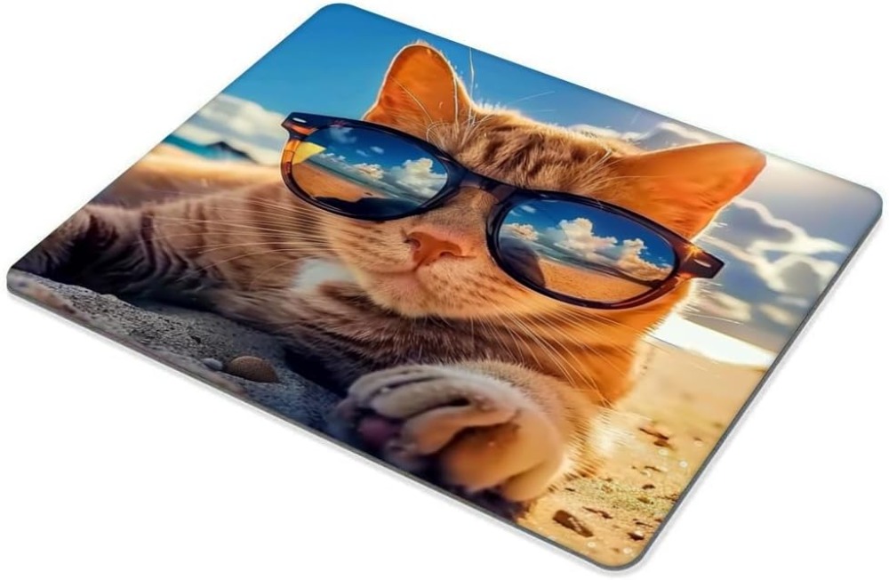 Sunshine Beach Cat-muismat met - Laptop Accessories For Wrist Support recensie en prijs