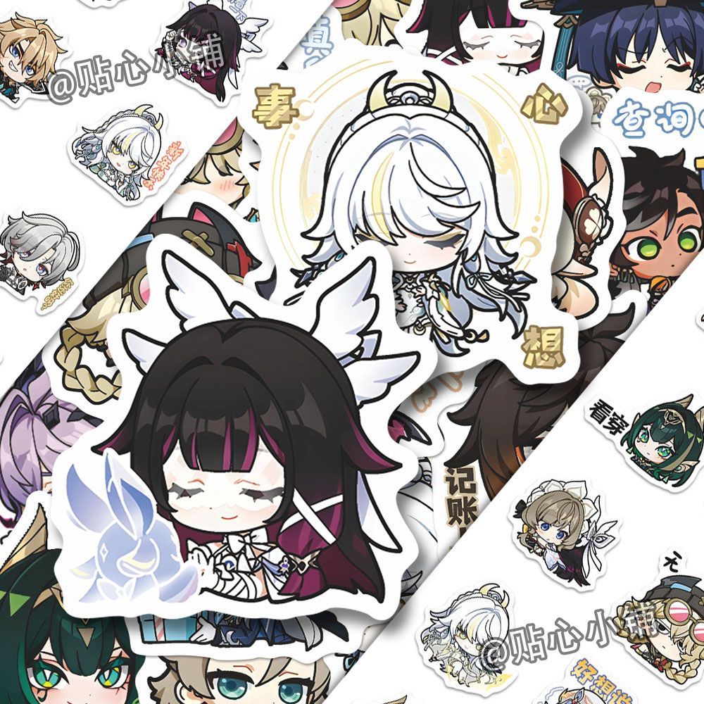 64PCS Genshin Impact Moon Maid - Laptop Accessories All recensie en prijs
